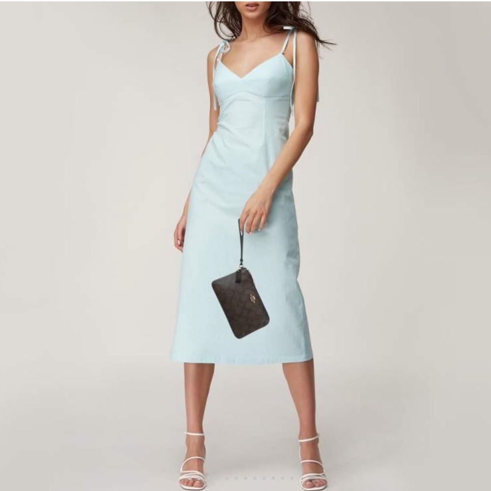 Coach Dark Brown and Black Wristlet Like New - Picture 8 of 9